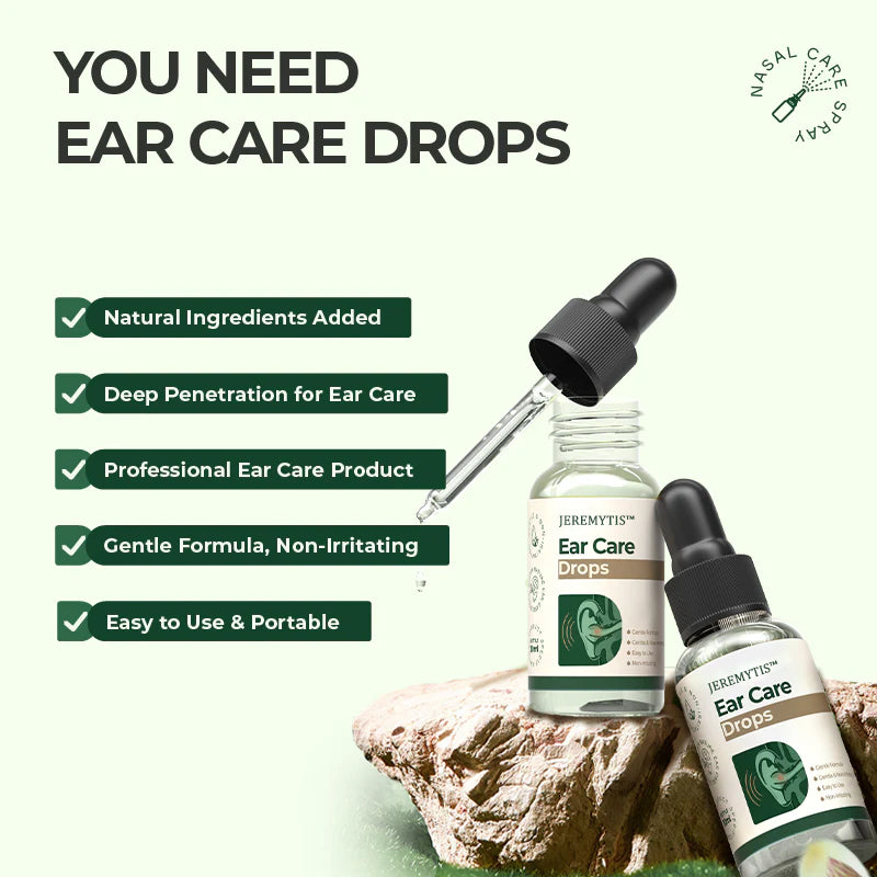 ✨FDA Registered – Ear Care Drops – Plant-Based Formula