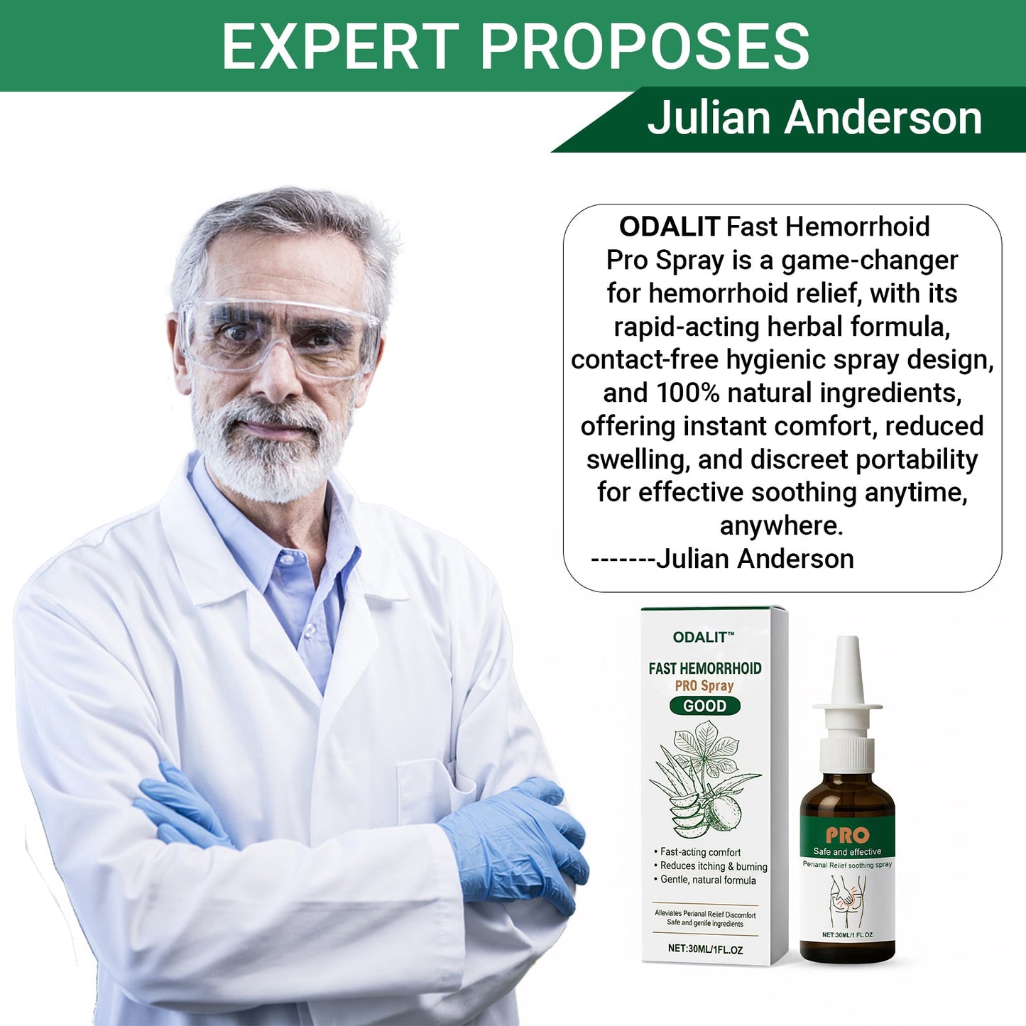 ODALIT™ Fast Hemorrhoid PRO Spray