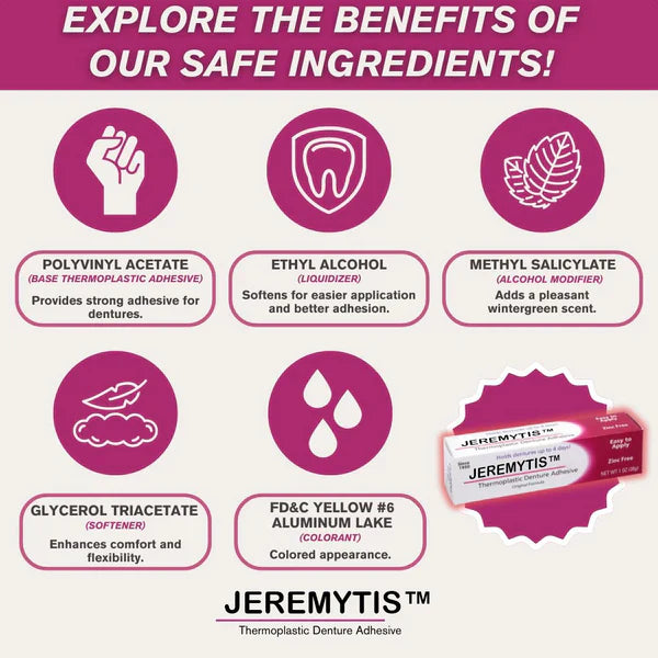 ✨[Official Store]JEREMYTIS™Thermoplastic Denture Adhesive