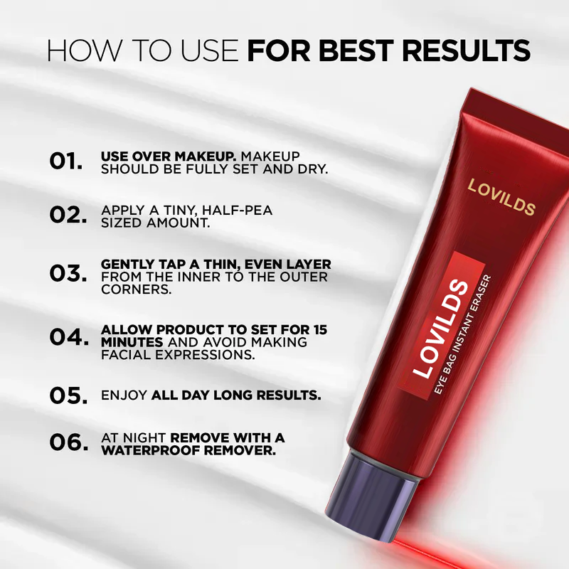 🔥Eye Bag Eraser — Instantly Refreshes, Firms & Smooths for a Youthful Look That Lasts 8 Hours