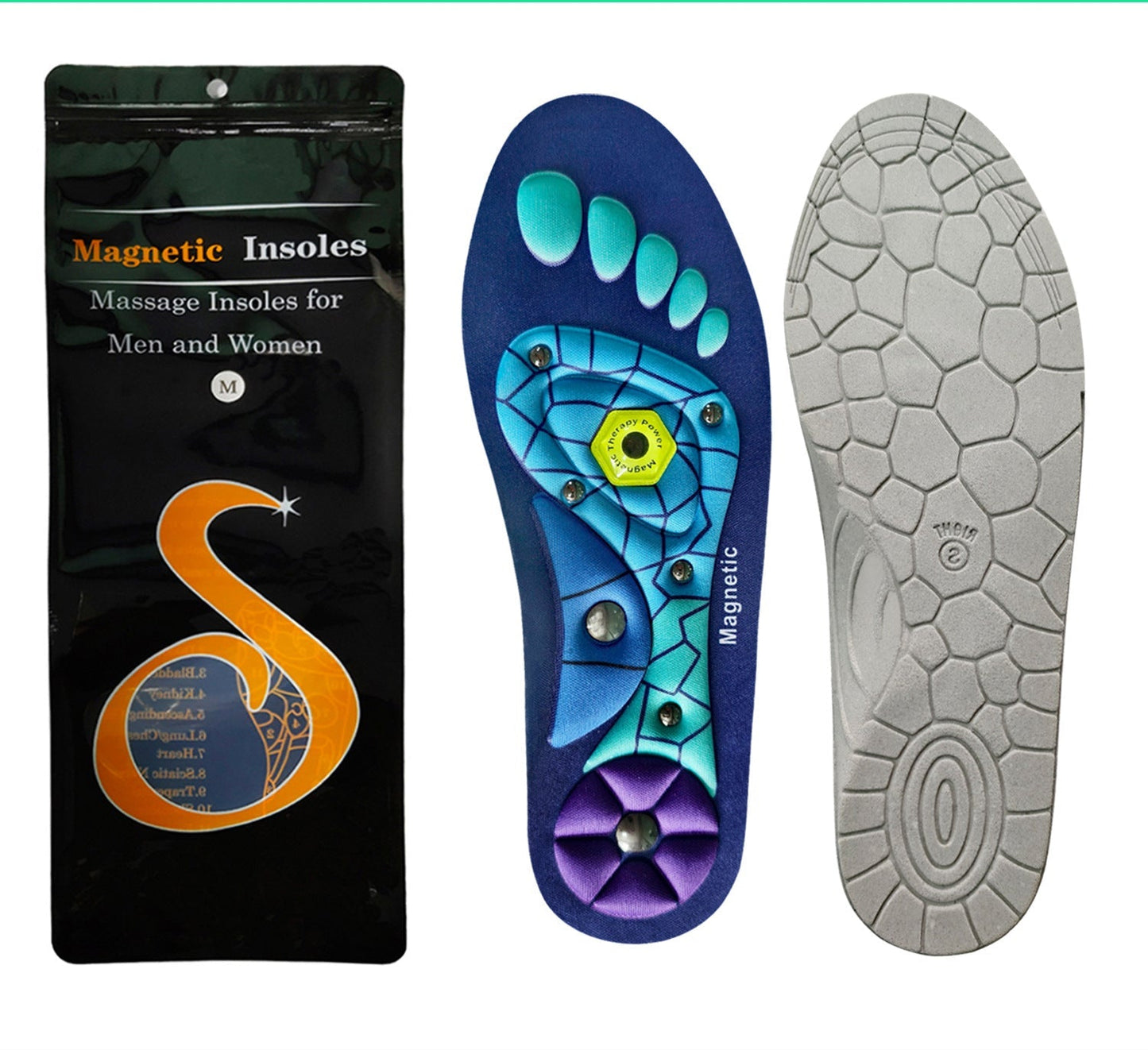 All-Day Comfort Insoles with Shock Absorption & High Arch Support
