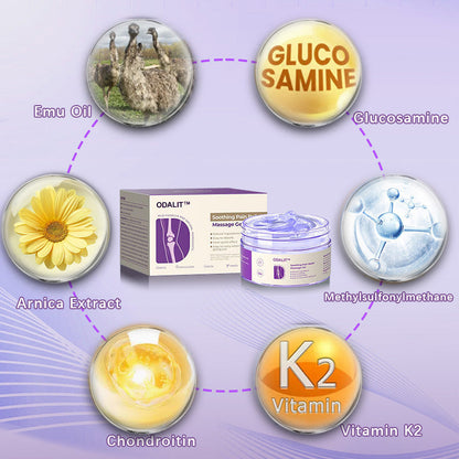 ODALIT™ Turmeric & Emu Oil Arthritis Soothing Pain Relief Massage Gel