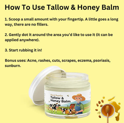 Tallow & Honey Balm - 2 oz