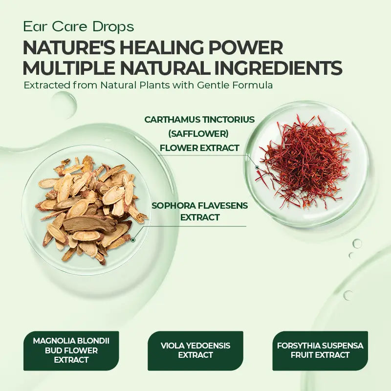 ✨FDA Registered – Ear Care Drops – Plant-Based Formula